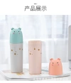 Fashionable and portable travel toothbrush box, creative and cute pig brush toothpaste box, business trip outdoor toiletries box Specification image